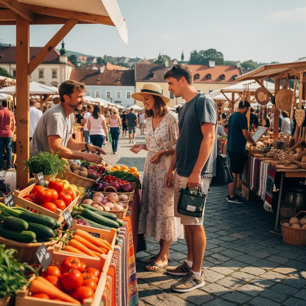 A map highlighting the cross-direction travel routes across Slovakia, emphasizing ease of navigation.